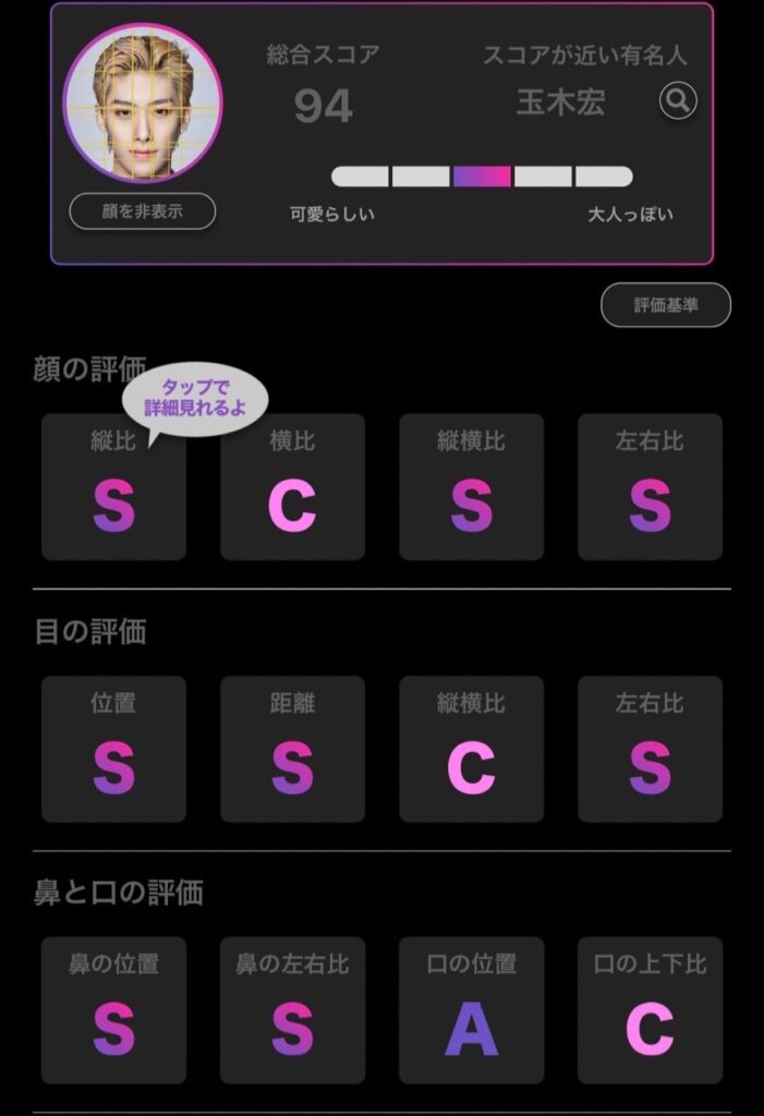 AI顔面偏差値が2位のzb1リッキー