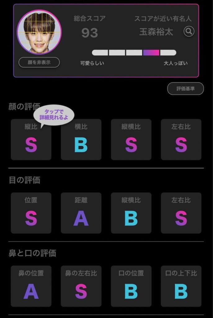 AI顔面偏差値が3位のzb1キムテレ