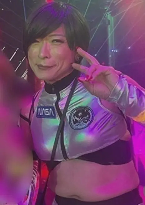 浦仁志の女装時の顔写真