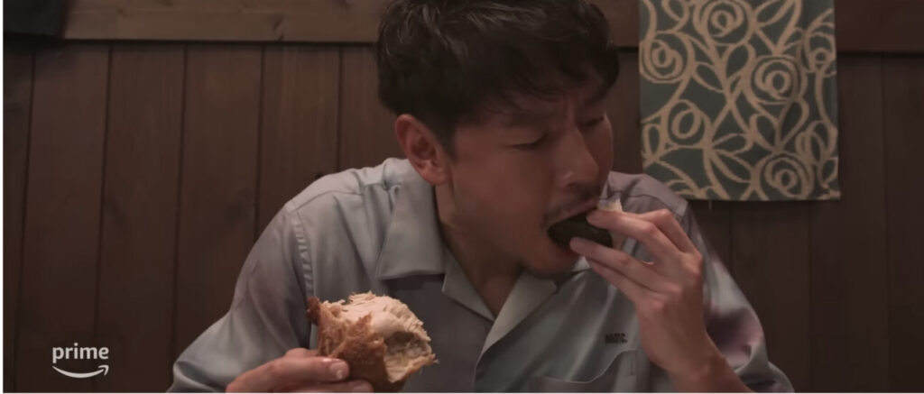 食べっぷりがいい長谷川恵一