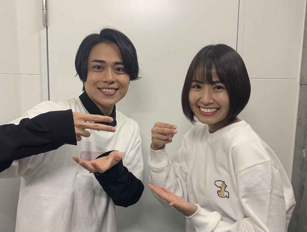 カップルと噂されるばりやわとんこつ