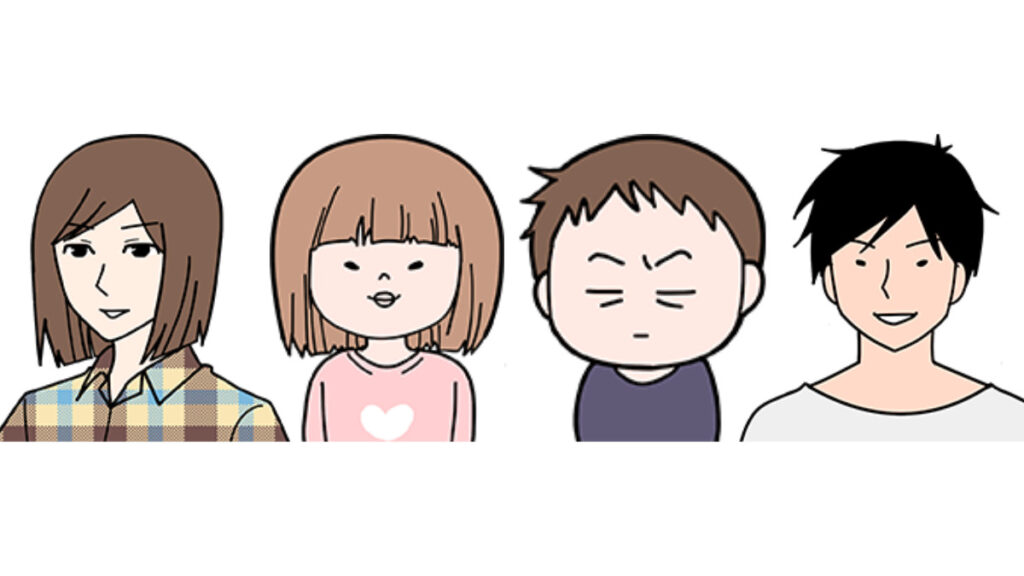 炎上している漫画家、ちくまサラの絵柄の違い