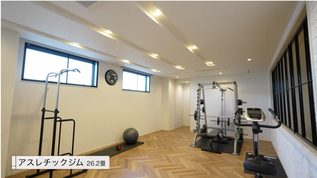 ヒカキンの20億の新居のトレーニングルーム