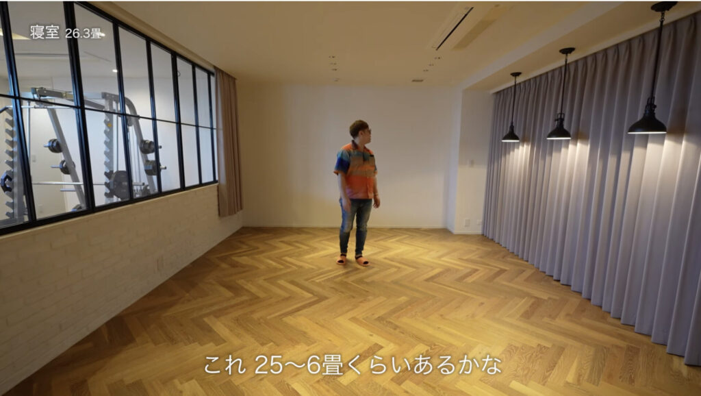 ヒカキンの20億の新居の寝室