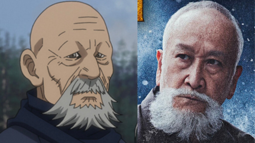 ゴールデンカムイの実写版木場勝己と原作の比較