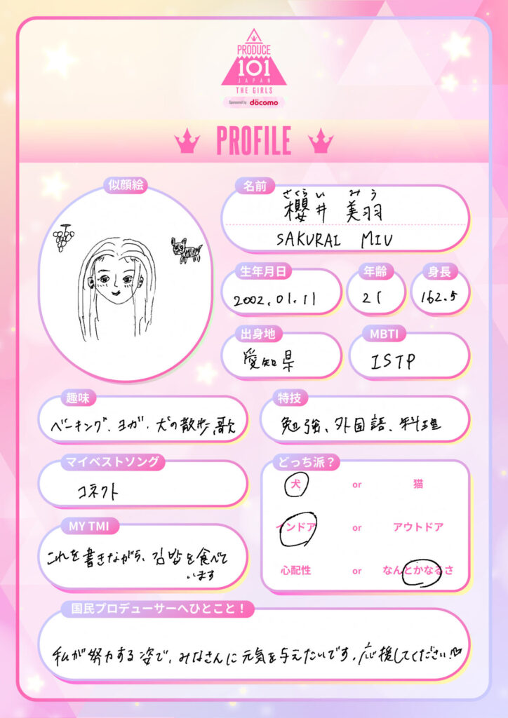 Newjeansの候補生だった、櫻井美羽のプロフィール