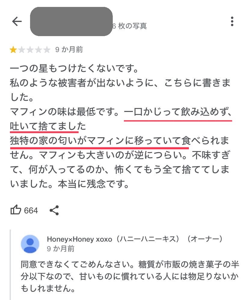 糸引くマフィンで話題のハニーハニーキスの悪い口コミ(デビュー)