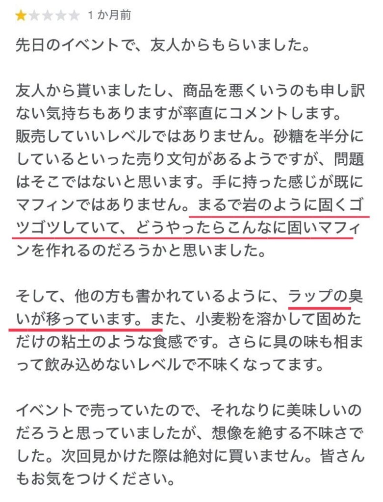 糸引くマフィンで話題のハニーハニーキスの悪い口コミ(デビュー)